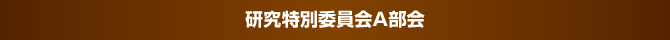 研究特別委員会A部会 研究特別委員会A部会